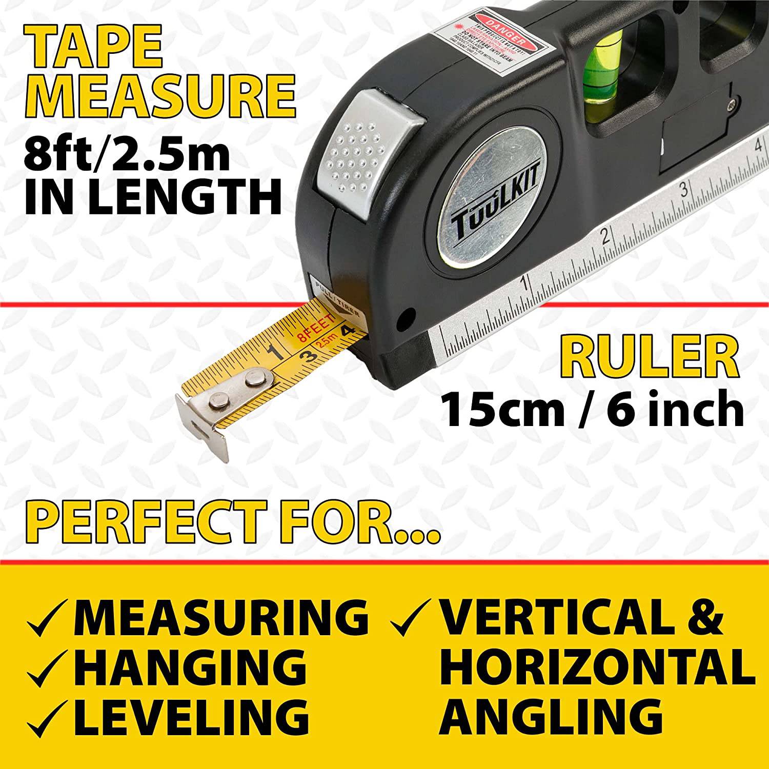 8-in-1 Multi-Purpose Laser Level - TuuLKIT - DSL