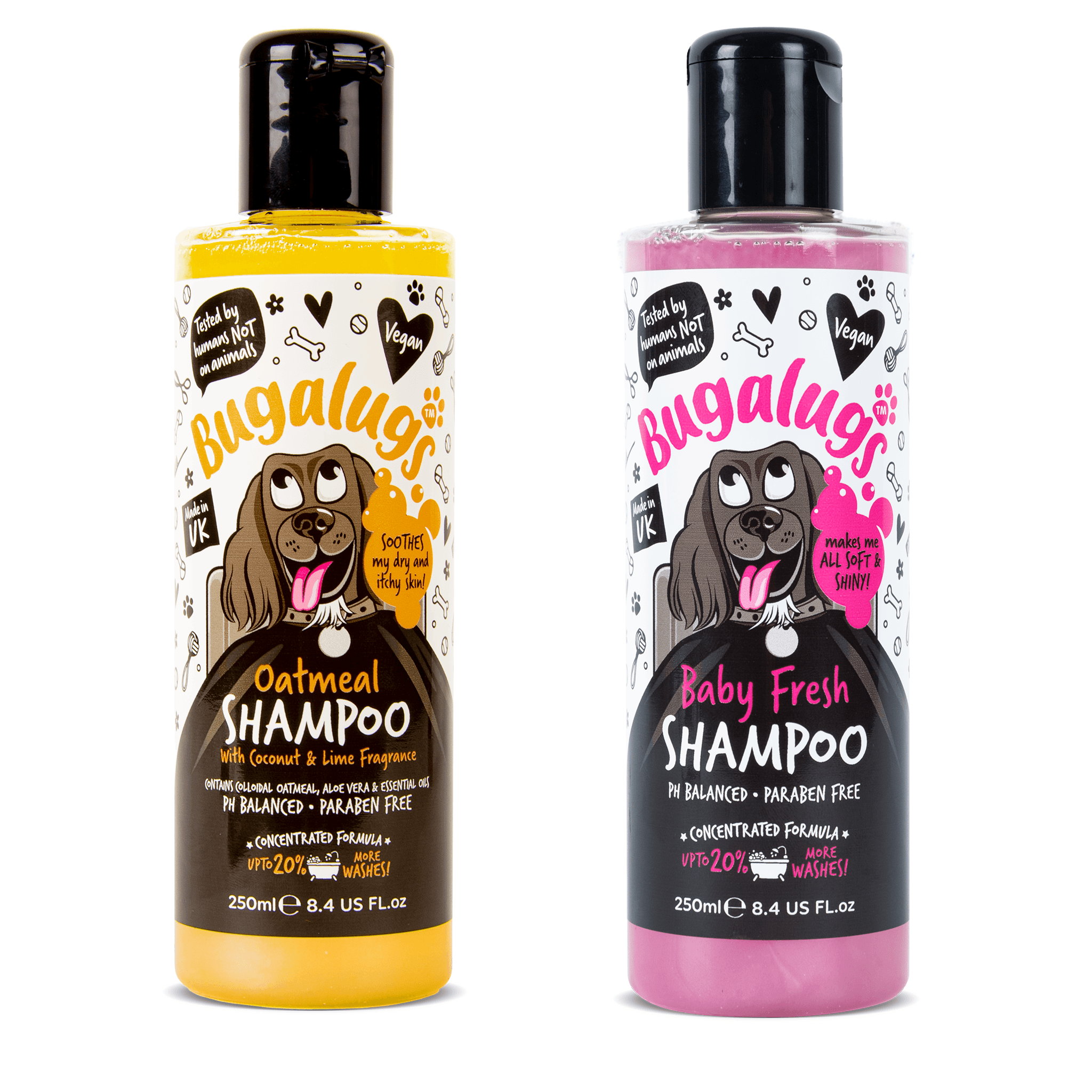 Scented Dog Shampoo (Oatmeal) - Bugalugs - DSL