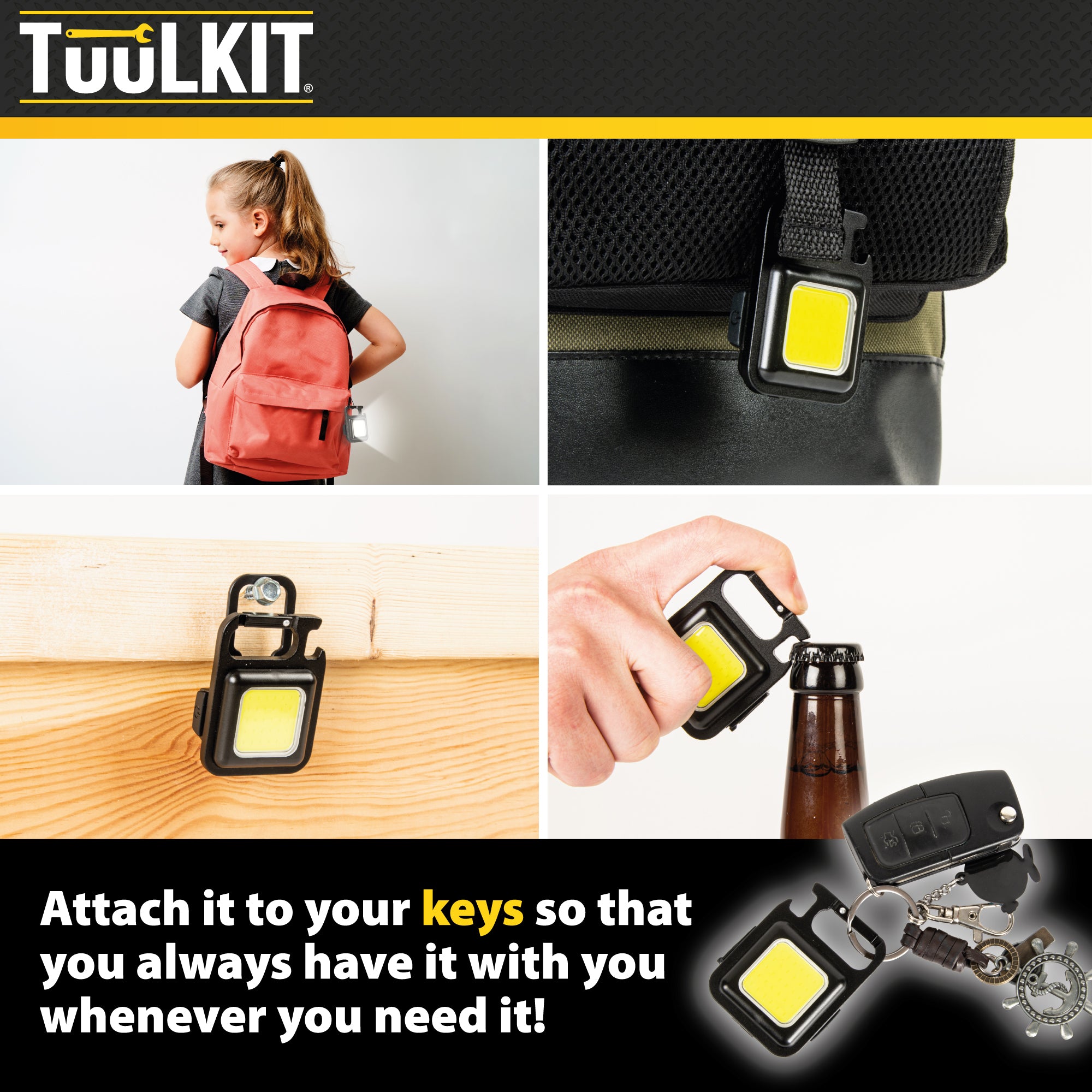 Mini rechargeable LED Work Light - TuuLKIT - DSL