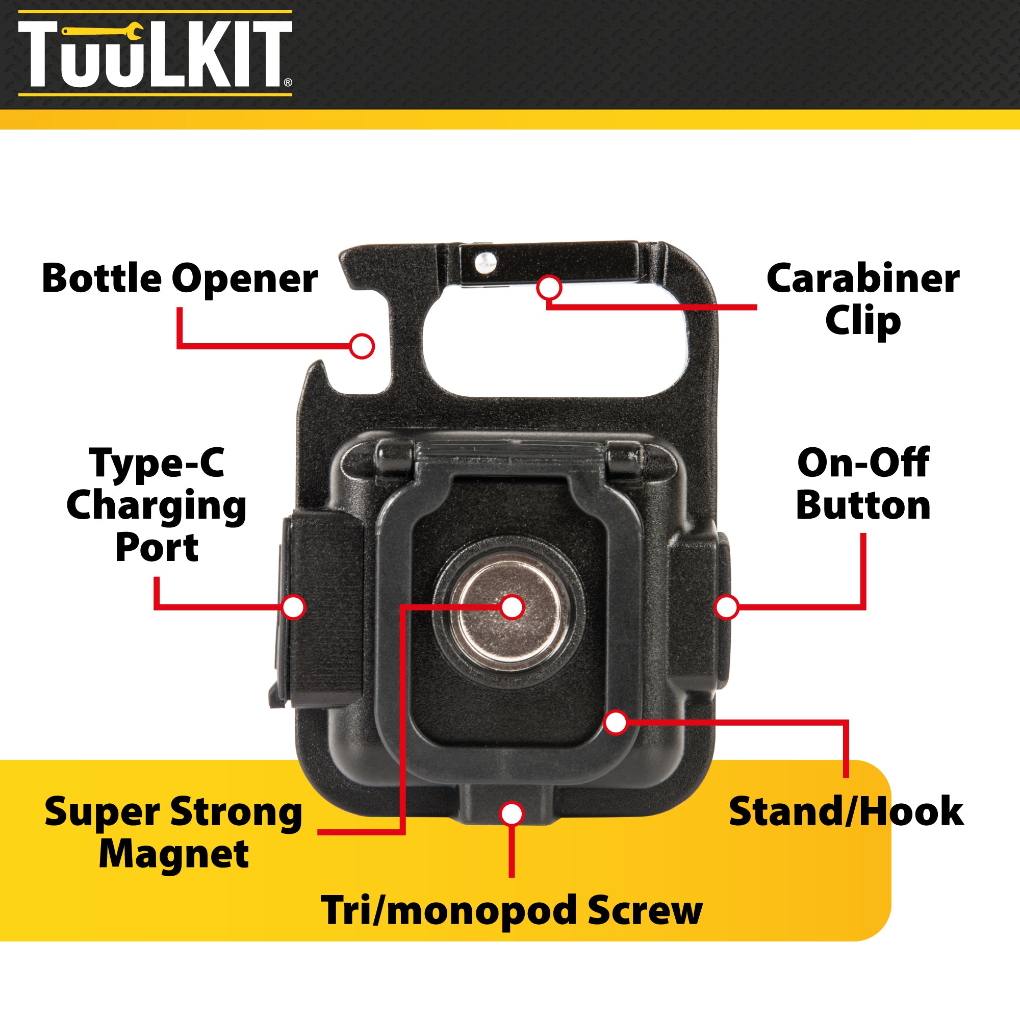 Mini rechargeable LED Work Light - TuuLKIT - DSL