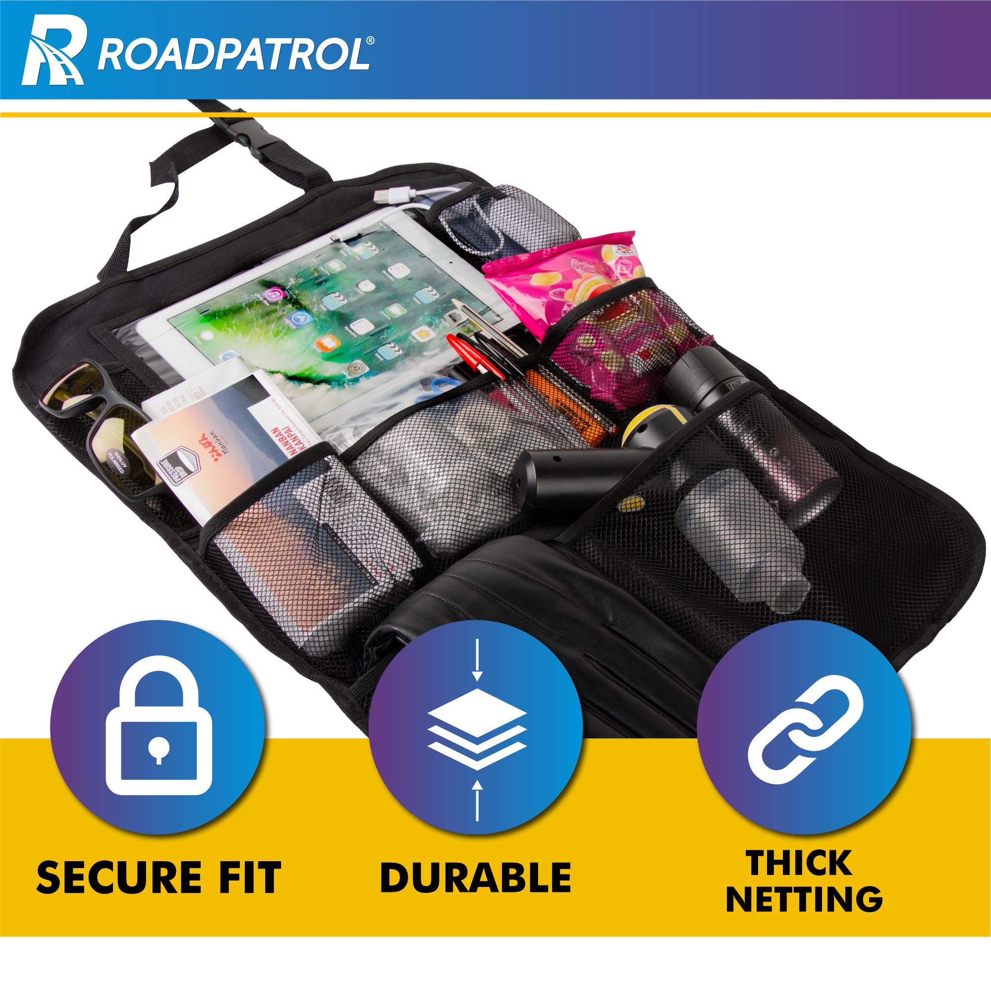 Car Seat Organiser - RoadPatrol - DSL